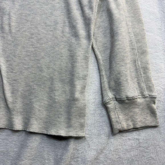 Grayers XXL Thermal Long Slv Shirt Waffle Knit Minimalist Cozy Neutral Utility - Picture 2 of 8